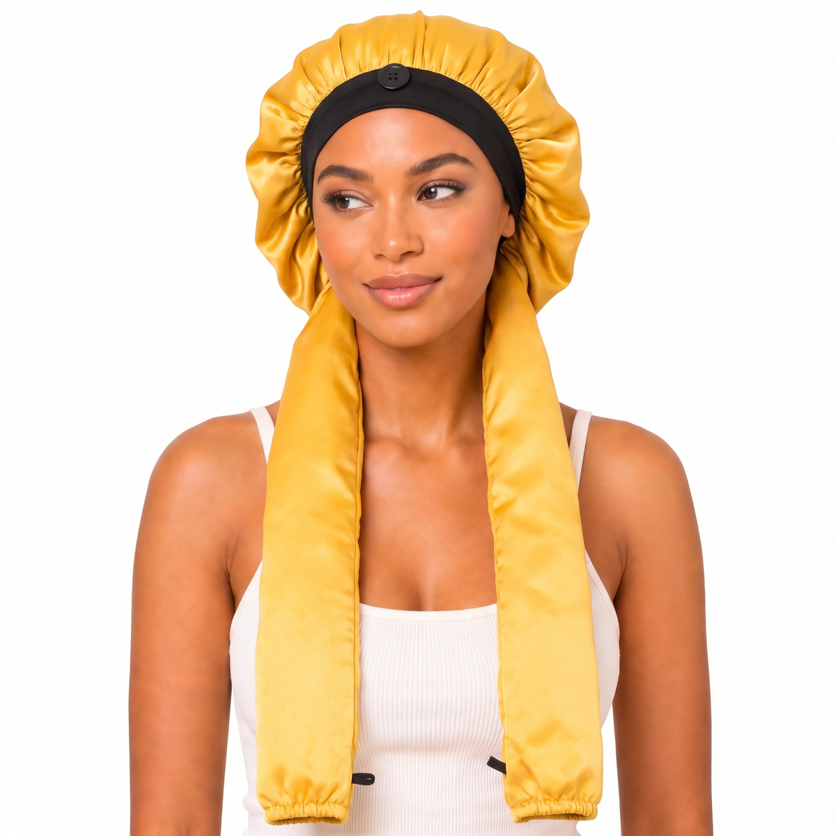 Satin Pantyhose Bonnet for Braids & Long Hair